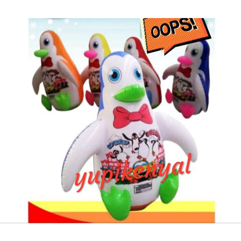 BALON TIUP TINJU AIR NEW PINGUIN BESAR MADAGASKAR 60 CM