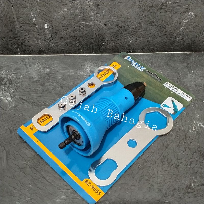 Adaptor rivet gun elektrik Adaptor bor rivet Adapter paku rivet bor