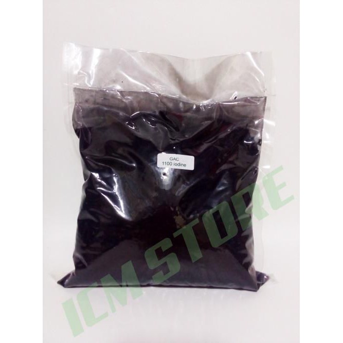 Karbon Aktif Haycarb HR5 1100 iodine (biru) 500 gr / GAC mesh 8x30 untuk mengatasi air berkaporit, b