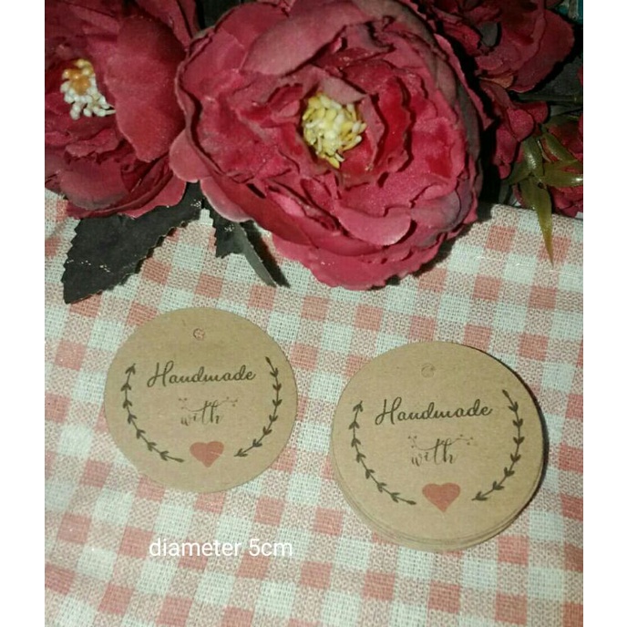 

hangtag rustic ready diameter 5 cm harga satuan