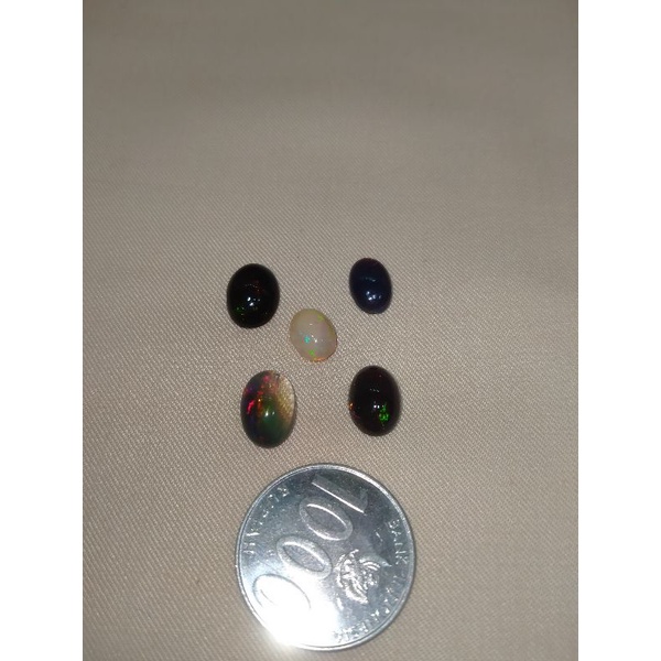 Batu Mulia Black Oval