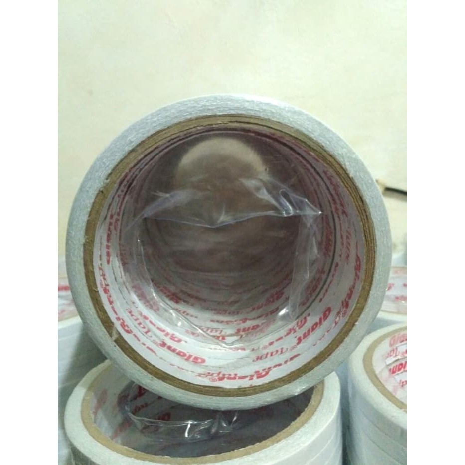 

Unik DOUBLE TAPE 6 MM GIANT TAPE BERKUALITAS doubel tape kecil serbaguna Diskon