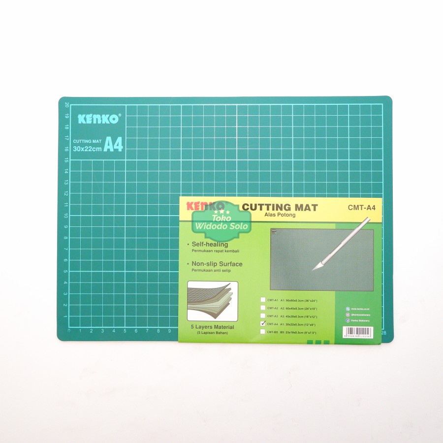 

1 BUAH Cutting Mat Kenko A4 Tatakan Potong Kertas