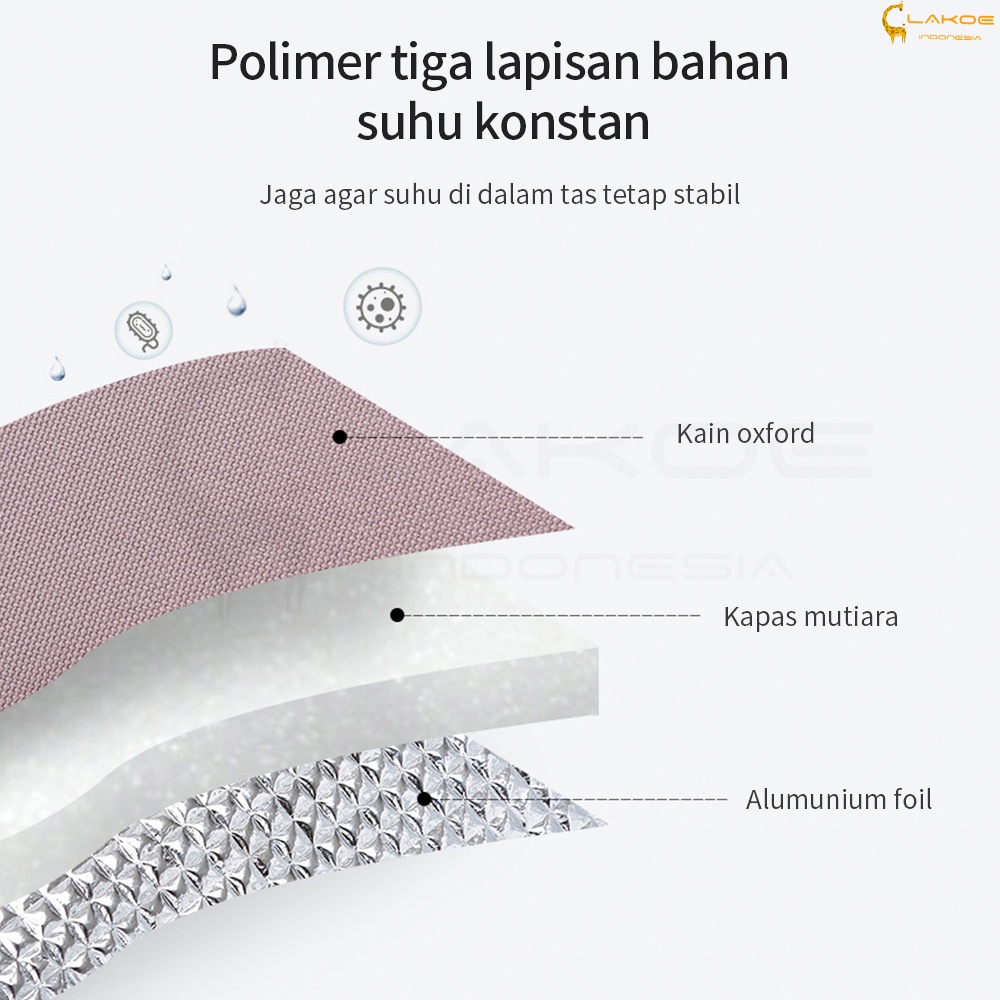 LAKOE Cooler Bag ASI  | Tas Penyimpanan ASI tahan air