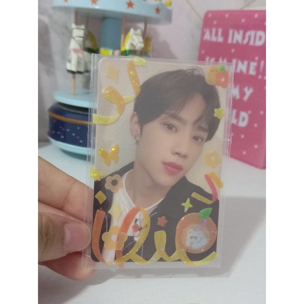 PHOTOCARD SUNWOO SUNU THE BOYZ THE STEALER DILAN 1ST FANKIT SEASON GREETING JOMUS EVERLINE STICKER B