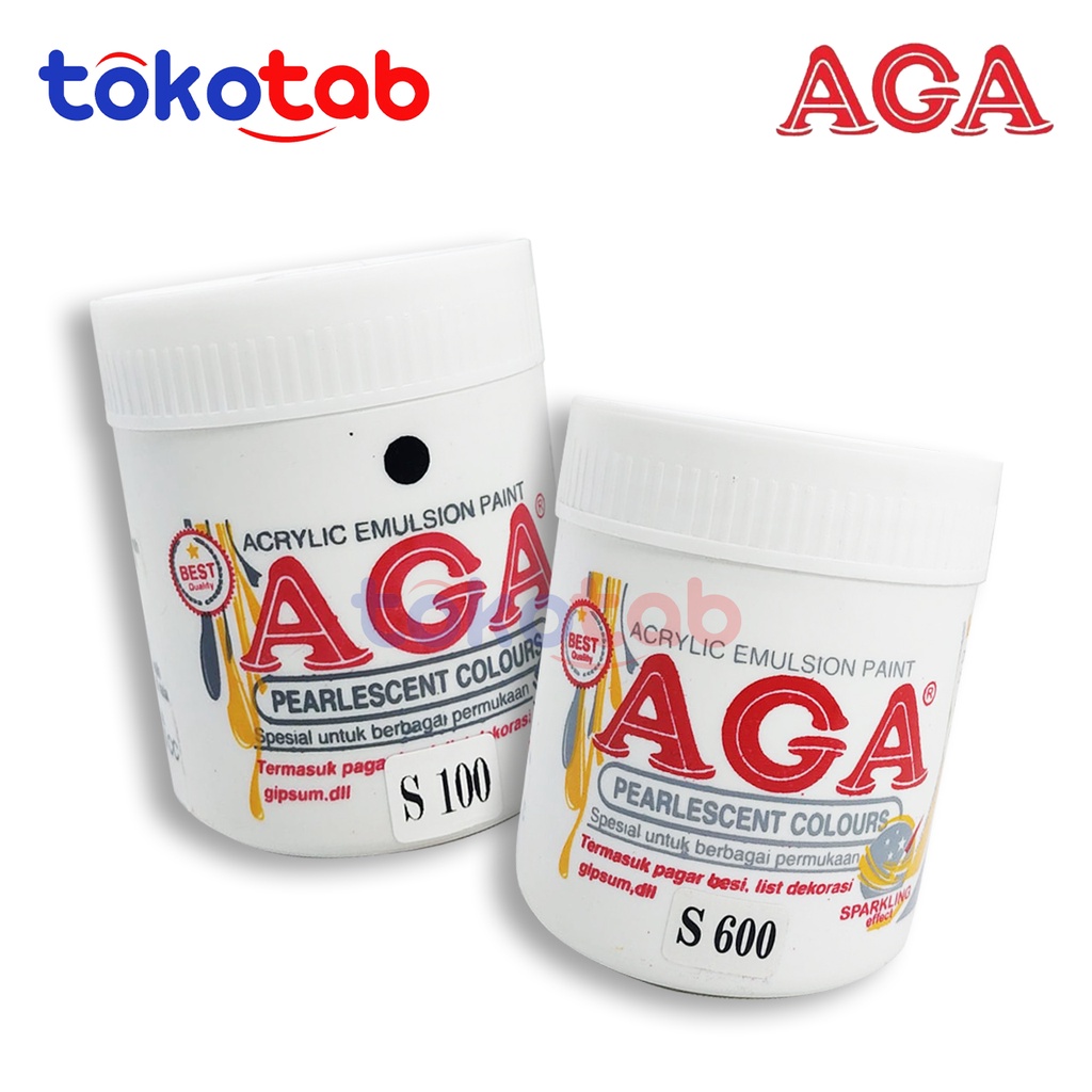 

Tokotab - Cat Akrilik Poster AGA Gold & Silver 100cc