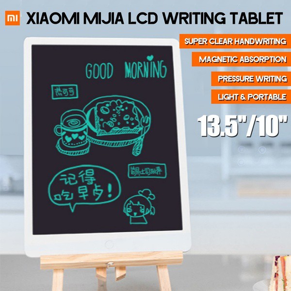 Chalkboard Alat Tulis Drawing Pad Writing Tablet With Pen LCD - Tablet Gambar