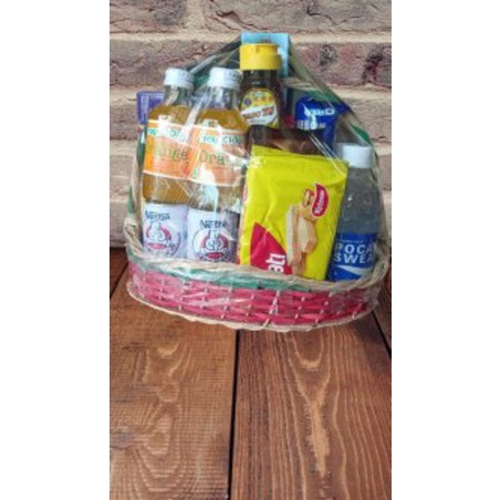 

Parcel/Paket snack dan minuman feee kartu ucapan