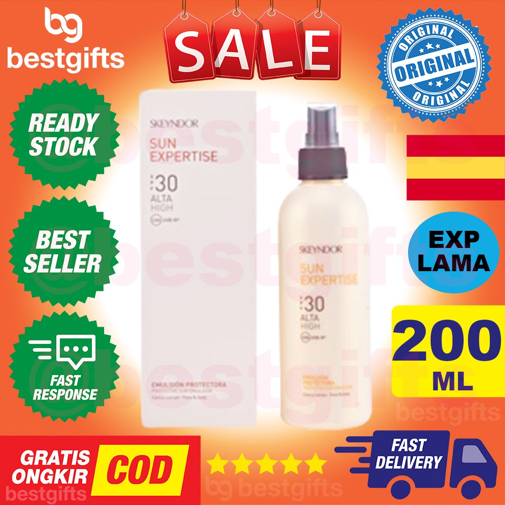 SKEYNDOR SUN EXPERTISE PROTECTIVE FLUID FACE AND BODY SPF 30 PELINDUNG WAJAH BADAN MATAHARI 200 ML