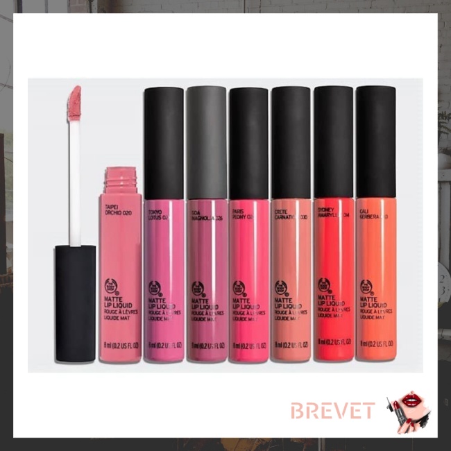 [TERLARIS] THE BODY SHOP LIP MATTE LIQUID THE BODY SHOP 8 ML - CRETE CARNATION