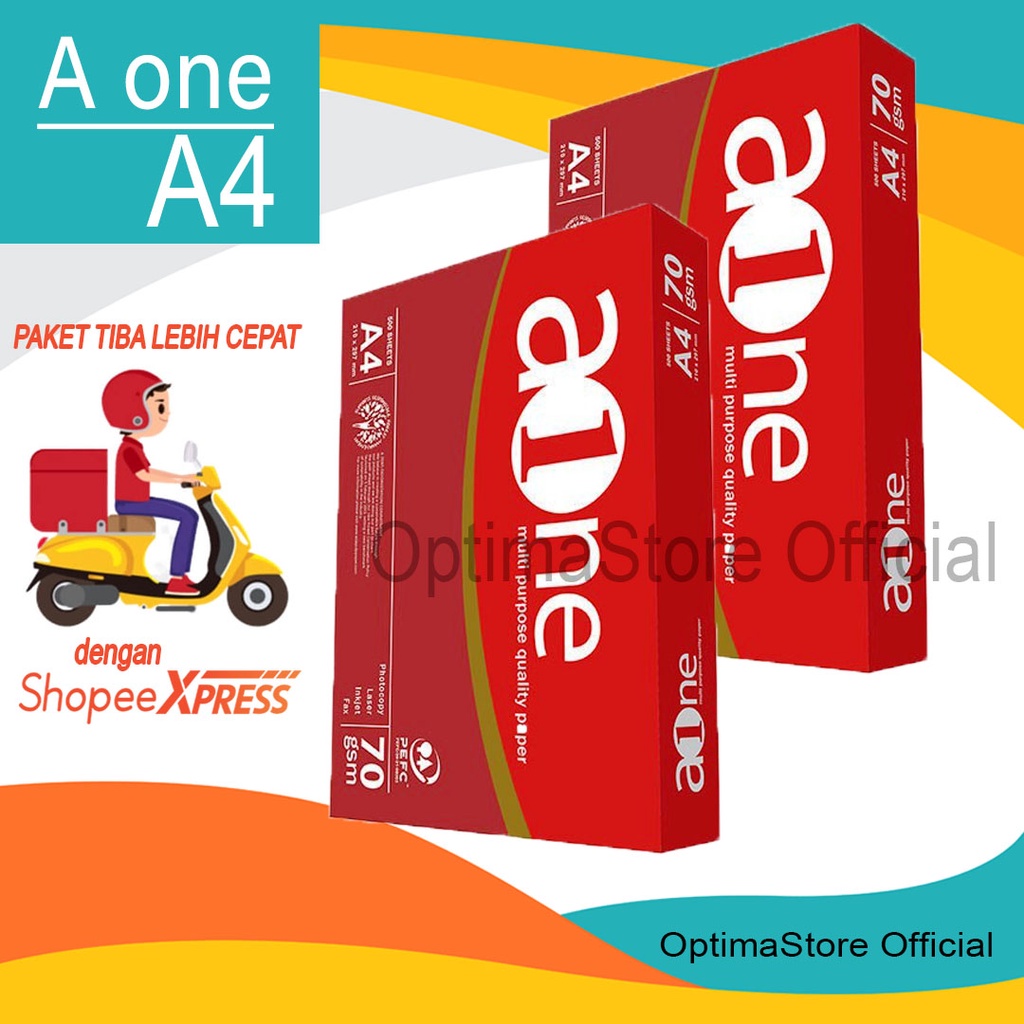 

Kertas HVS A-One A4 70 Gsm