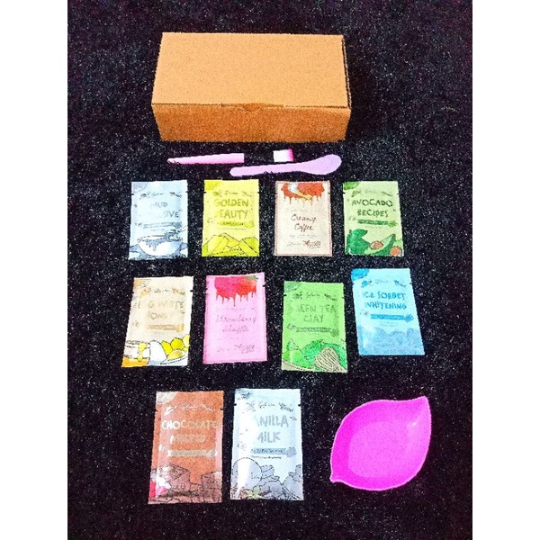 Paket hampers lengkap 10pcs masker LEA Gloria