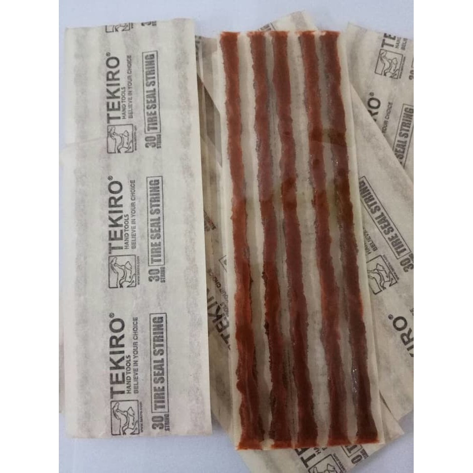 Lem Tambal Ban Tubles 1 Strip Cacing Tambal Ban Tubles Tekiro New / Original