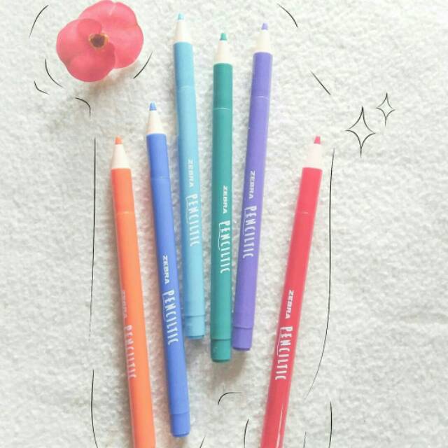 

Pulpen warna zebra penciltic
