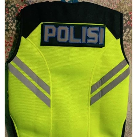 Rompi polisi double mess - rompi polisi jala tebal - rompi polisi jala premium