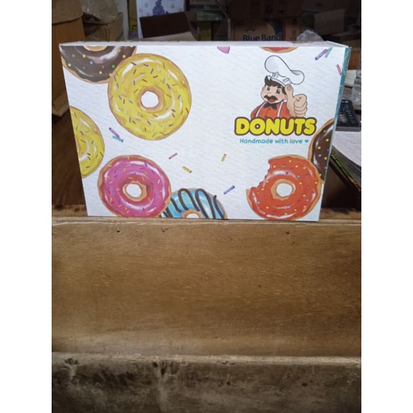 

dus donat untuk 6 donat per 15lembar