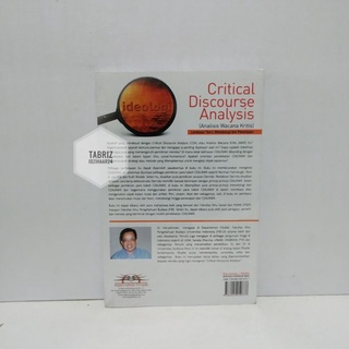 Jual Buku Critical Discourse Analysis (Analisis Wacana Kritis) Landasan ...