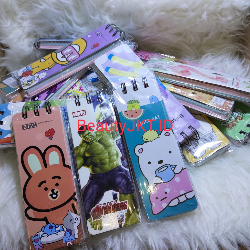 

Buku Mini Anak / Note book Mini/ Keperluan Sekolah