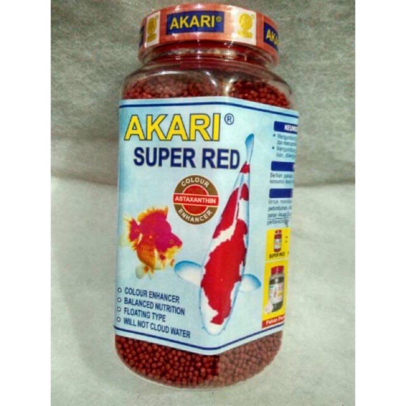 AKARI SUPER RED Pakan Ikan Hias Koi & Ikan Mas Koki