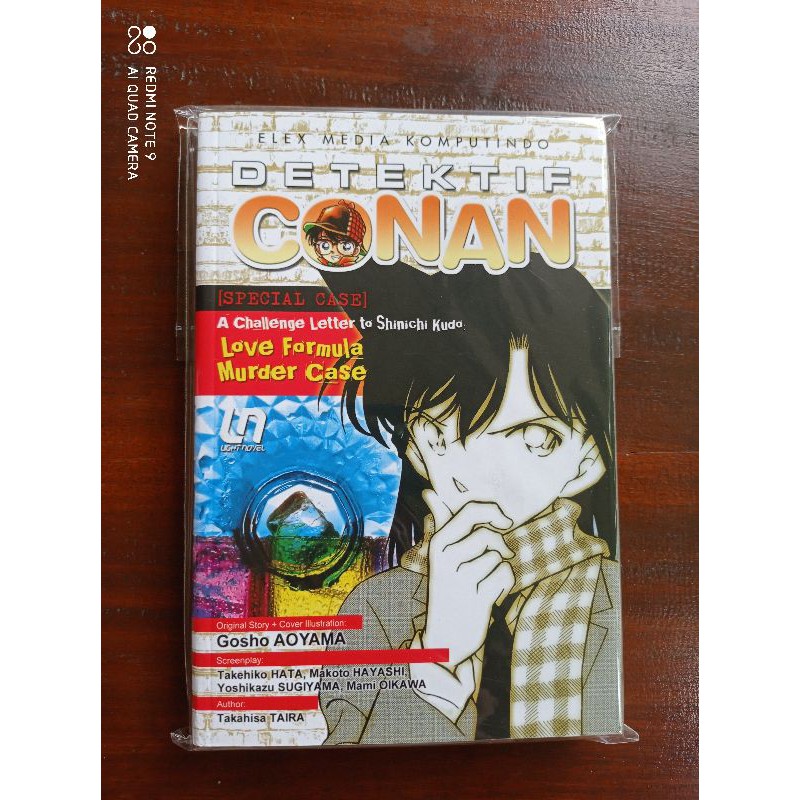 Preloved LN Detektif Conan: A Challenge Letter to Shinichi Kudo - Love Formula Murder Case