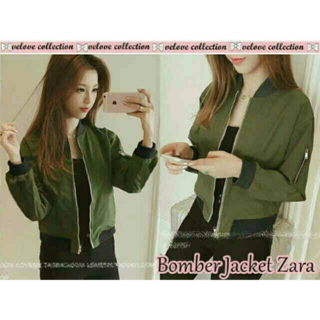 Bomber Jacket Zara Shopee Indonesia