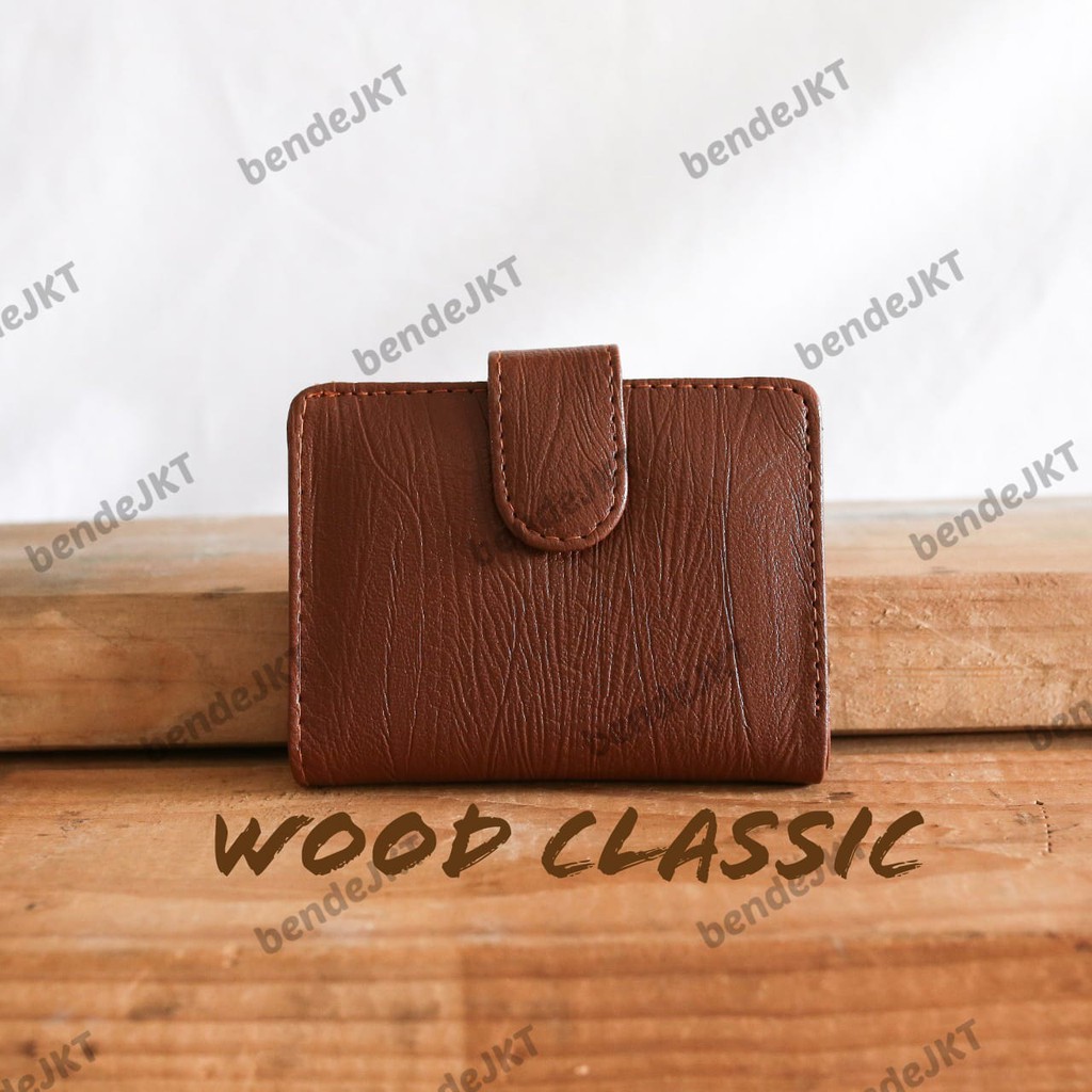 BENDE - DOMPET KARTU PRIA WOOD SERIES DAN UANG KERTAS PREMIUM TEMPAT KARTU