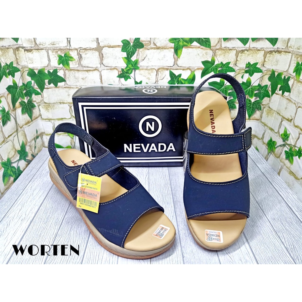 Sandal wanita nevada led terbaru/Sandal wanita terbaru