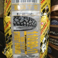 Paketan Ban SWALLOW 110/80-17 & 140/70-17 SB-117 SB117 STREET ENDURO TUBELESS