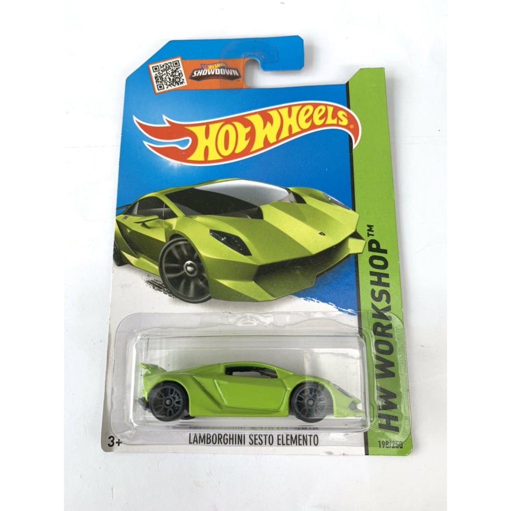 HOT WHEELS HOTWHEELS LAMBORGHINI SESTO ELEMENTO HIJAU HW WORKSHOP SUPERCAR DIECAST LANGKA MURAH BARU
