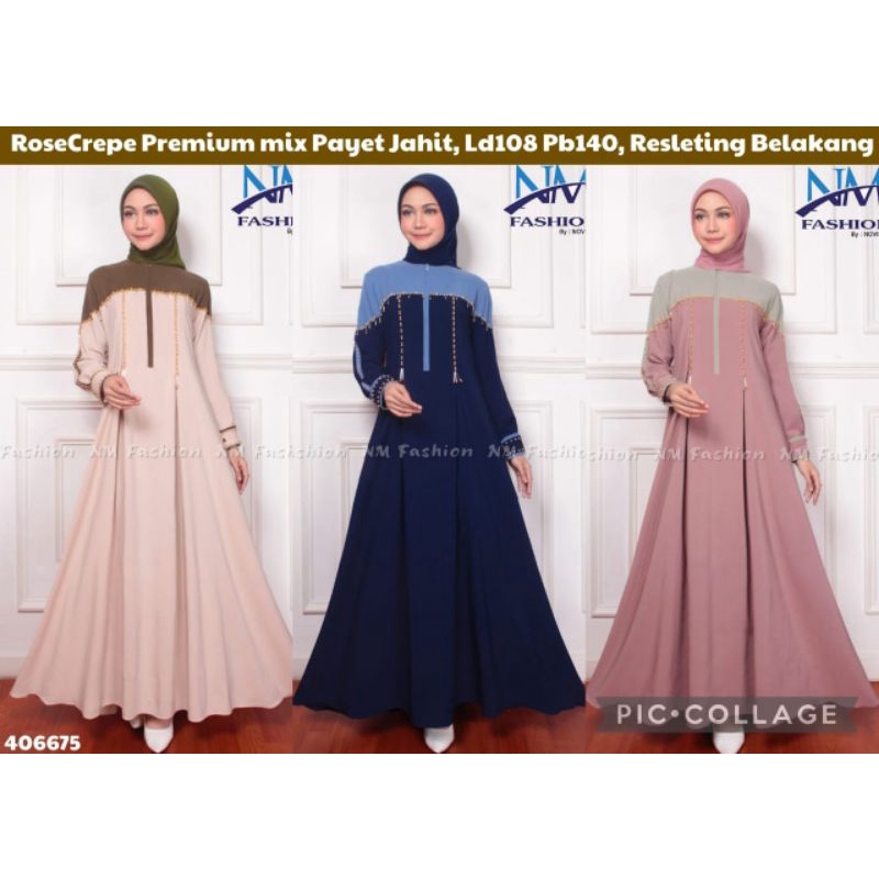 isyana dress ori nm fashion jumbo