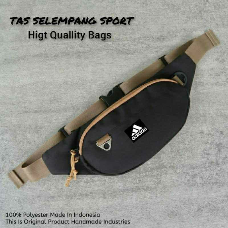 TAS SELEMPANG PRIA SPORT - WAISTBAG SPORT TERLARIS BERKUALITAS AQA0072#