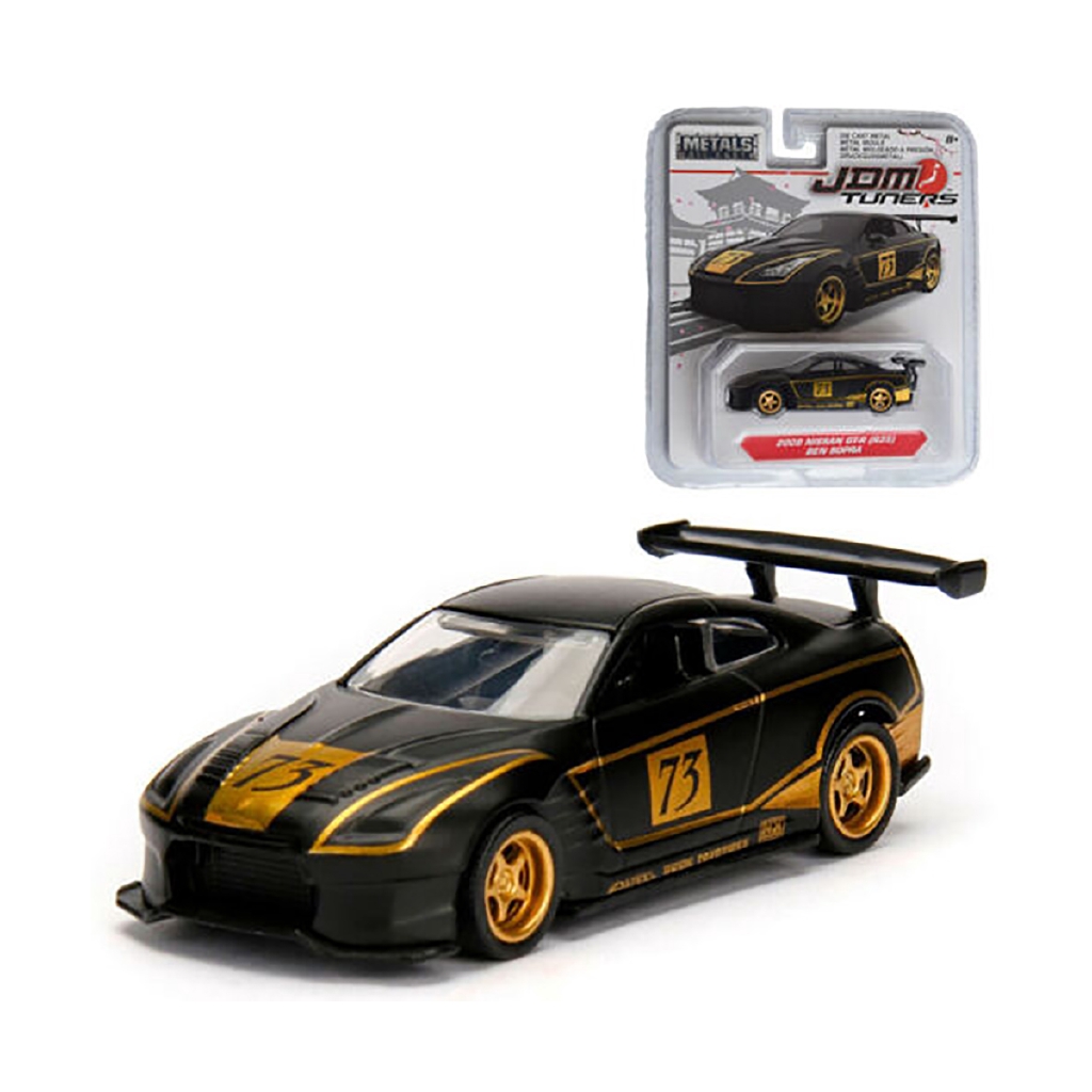 Jada JDM 1.64 2009 Nissan Gt-R R35 Ben Sopra Black Gold ...