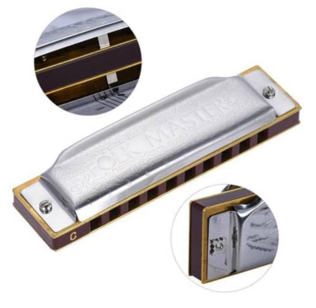 Harmonika Diatonic Suzuki Folkmaster &amp; Harmonica Swan 10 Holes