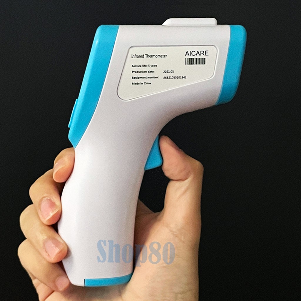 Termometer Infrared Thermometer Digital Suhu Tubuh Non Contact IR Termo Tembak Thermo Gun Aicare