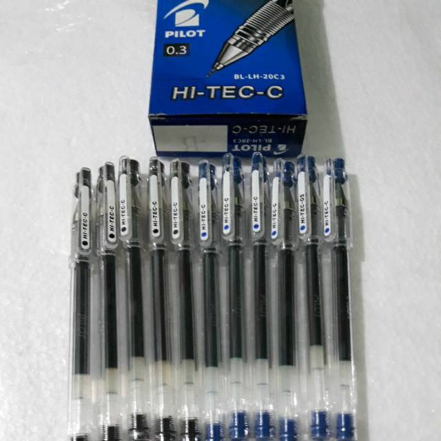 

Pulpen PILOT HI-TEC-C MICRO FINE 0.3mm BL LH 20C3 ECER!!!!!!!