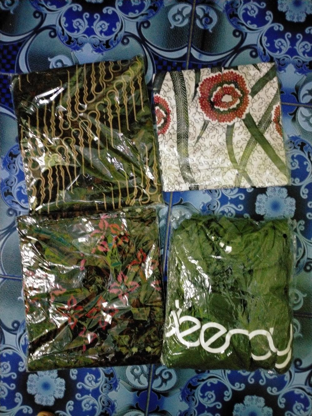 Tey-17 Batik Wanita Asj Sa Hrb026 Kenongo Kemeja Tosca Pendek