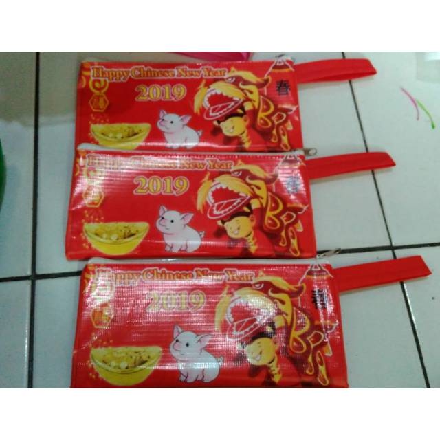 

Souvenir dompet angpau tema imlek custom