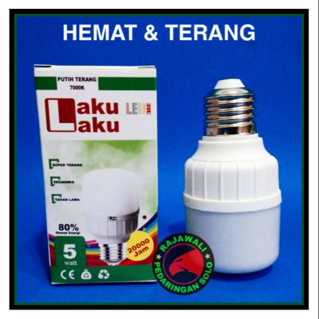 LAMPU LED 5W 7000K - BOHLAM MURAH LED