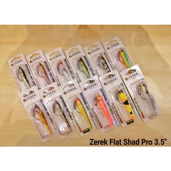 Soft Lure Zerek Flat Shad Pro 3.5"/10G Cv
