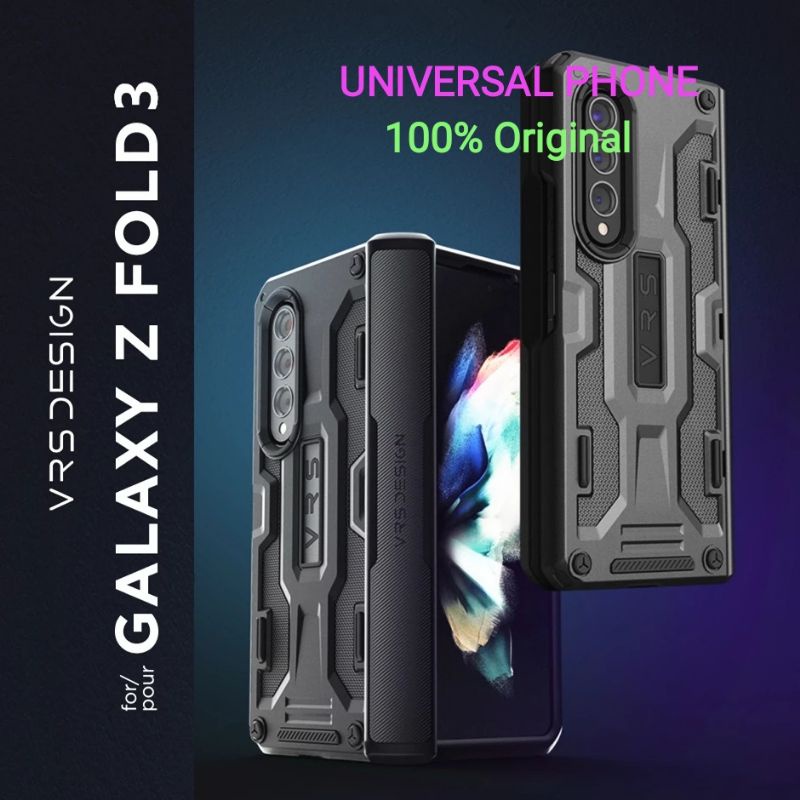 Original Soft Hard Case Samsung Galaxy Z Fold 3 Fold3 5G Presisi Verus Terra Rugged Armor Full Body 