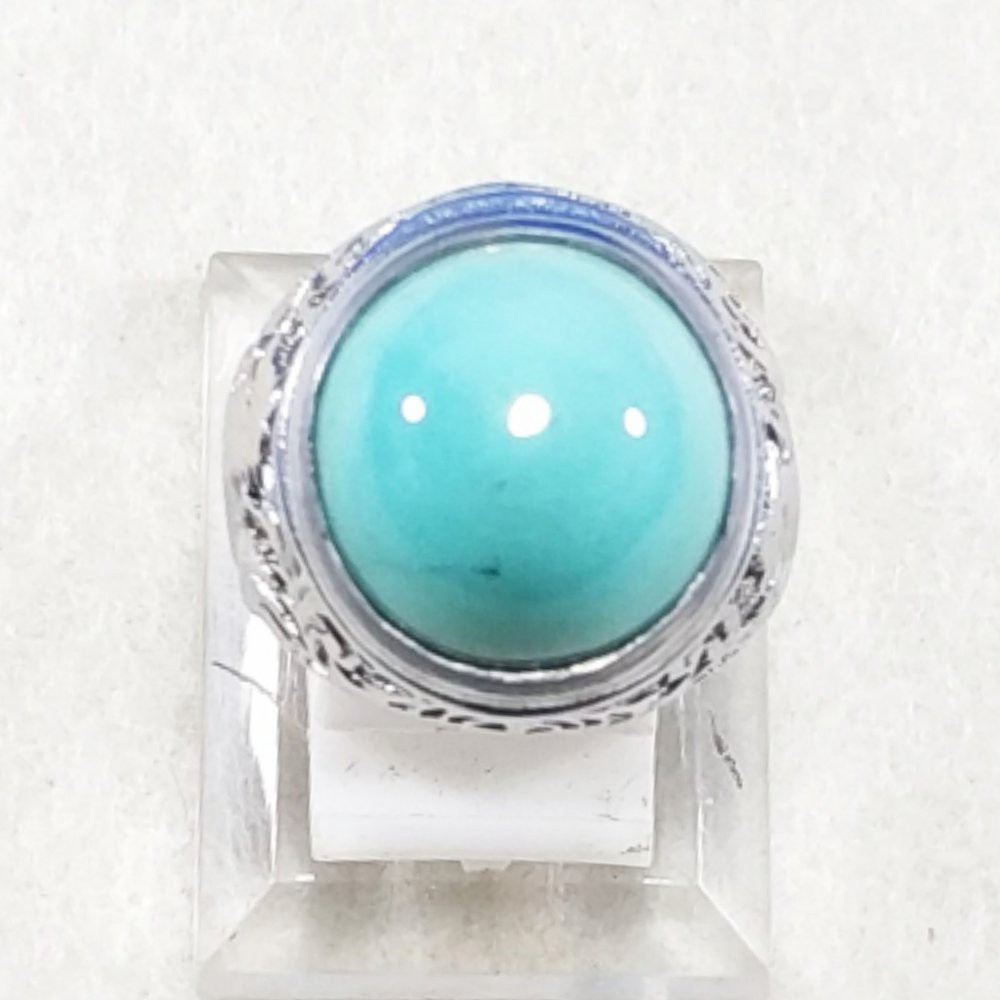 CINCIN BATU AKIK NATURAL CHRYSOPRASE CHALCEDONY GARUT MUMBUL INCLUDE MEMO RING PERAK HANDMADE