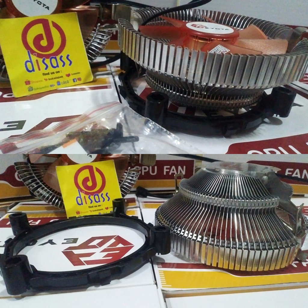 EYOTA FAN PROCESSOR LGA 775 AMD COMBO FAN PC PROCESSOR FAN - DISASS JOGJA