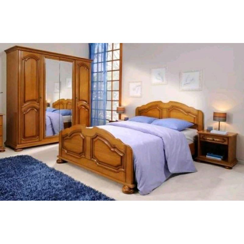 kamar set minimalis klasik modern mewah kayu jati solid natural furniture mebel jepara