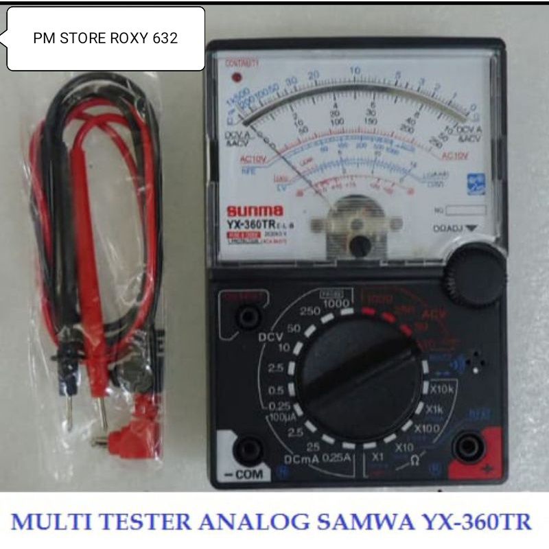 MULTI TESTER ANALOG SAMWA YX -360TR ORIGINAL