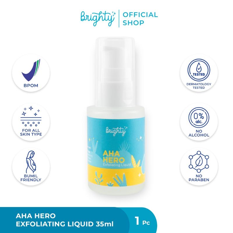 BRIGHTY AHA HERO EXFOLIATING LIQUID