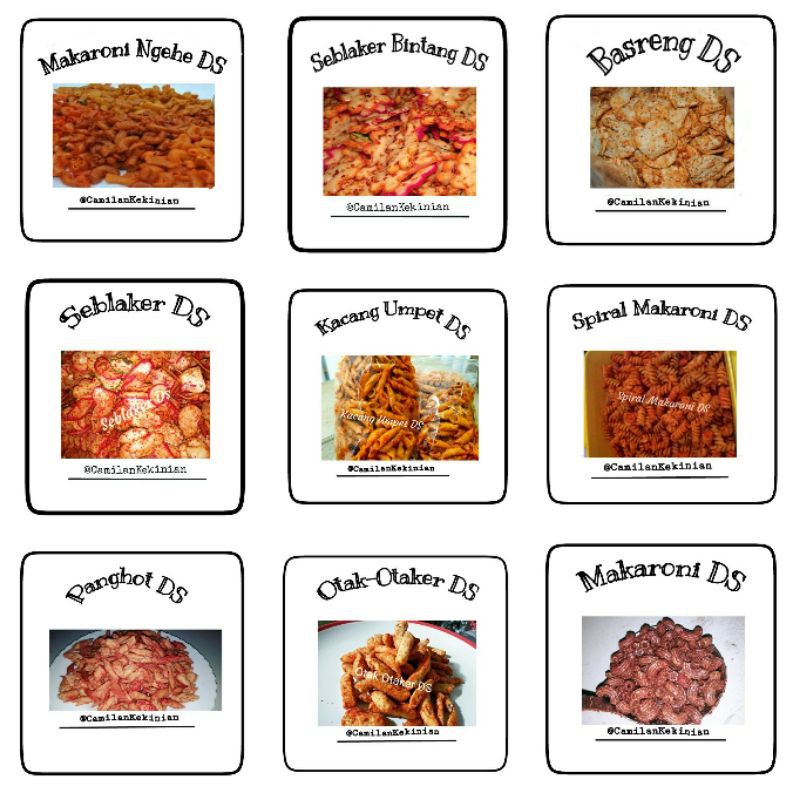 

Camilan pedas kekinian Ds/ camilan kering