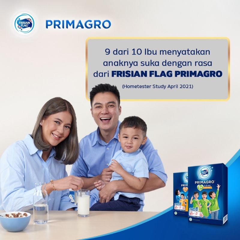 Frisian Flag Primagro 1+ 750gr Madu, Vanilla dan Cokelat (1-3 tahun) Susu Formula Pertumbuhan Anak - 1 Pcs / FRISIAN BABY PRIMAMIL, FRISIAN FLAG PRIMAGRO 1+ 750gr