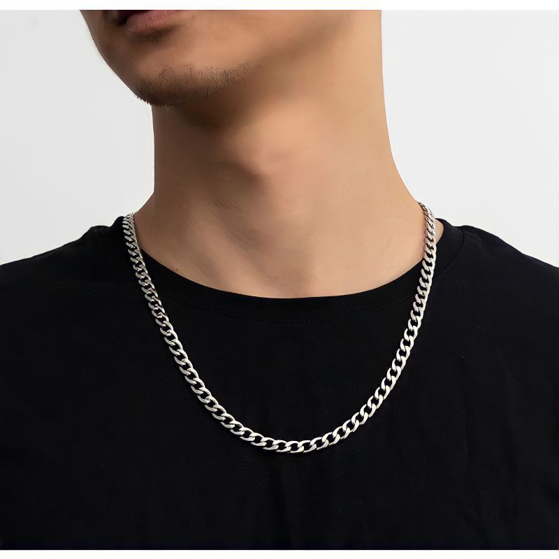 Kalung Rantai BajaPria Terbaru Anti Luntur / Kalung HipHop/Kalung Fashion Pria/ Kalung Pria.