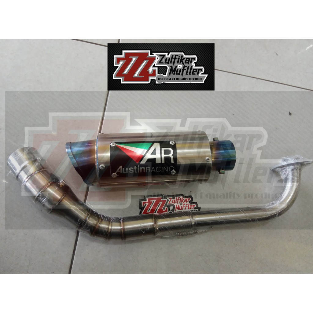 knalpot racing austin stainless untuk nmax mio aerox lexi beat scoopy vario adv pcx