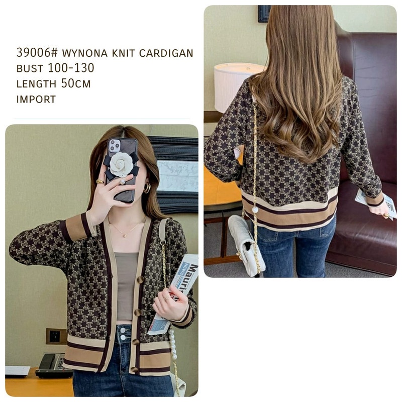 03 39006# wynona knit cardigan